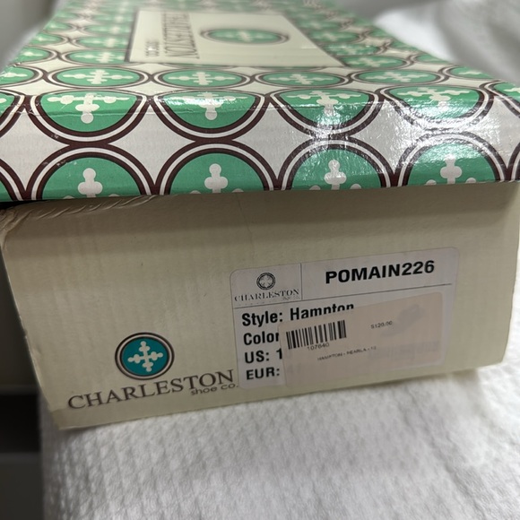 BNIB Charleston Shoe Company size 10 Hampton Sandals in Pearl - Picture 10 of 10